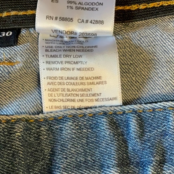 Harbor Bay Men's Relaxed Jeans - Blue - Picture 6 of 6